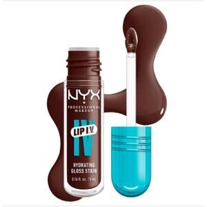 K-Care:NYX Professional Makeup Lip I.V. Hydrating Gloss Serum Stain*Chocolate